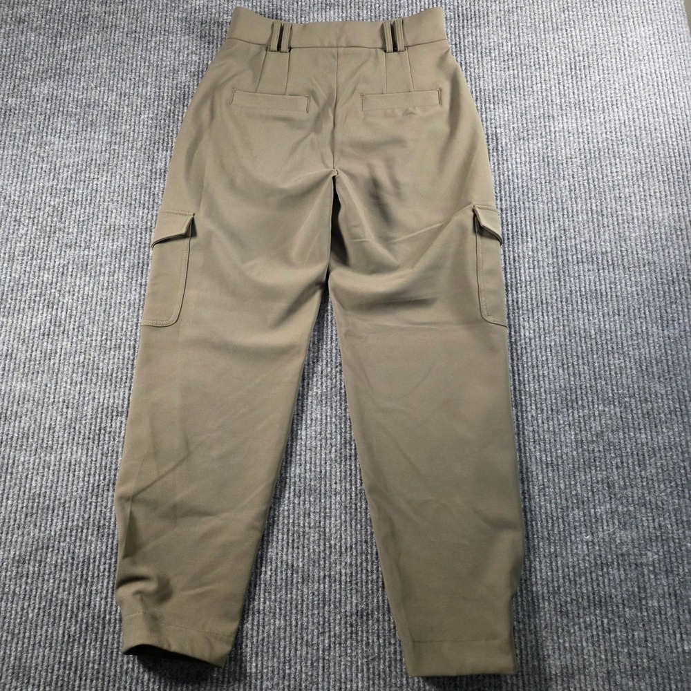 Express Womens Olive Green High Waisted Cargo Tapered Utility Pants Size 4R - Picture 6 of 8